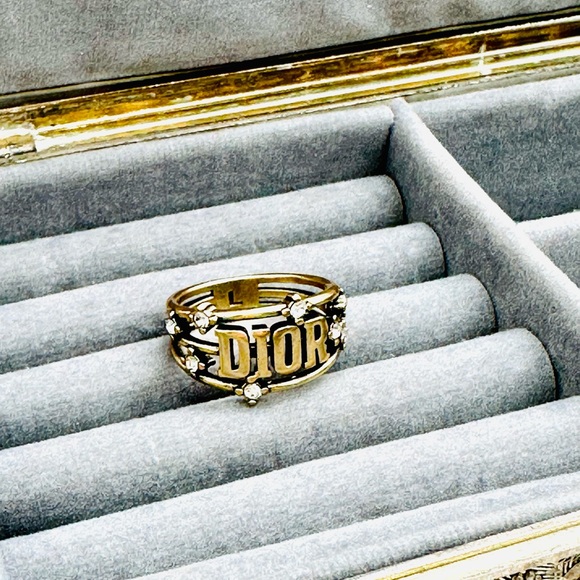 Dior Jewelry Vintage Dior Logo Ring Poshmark
